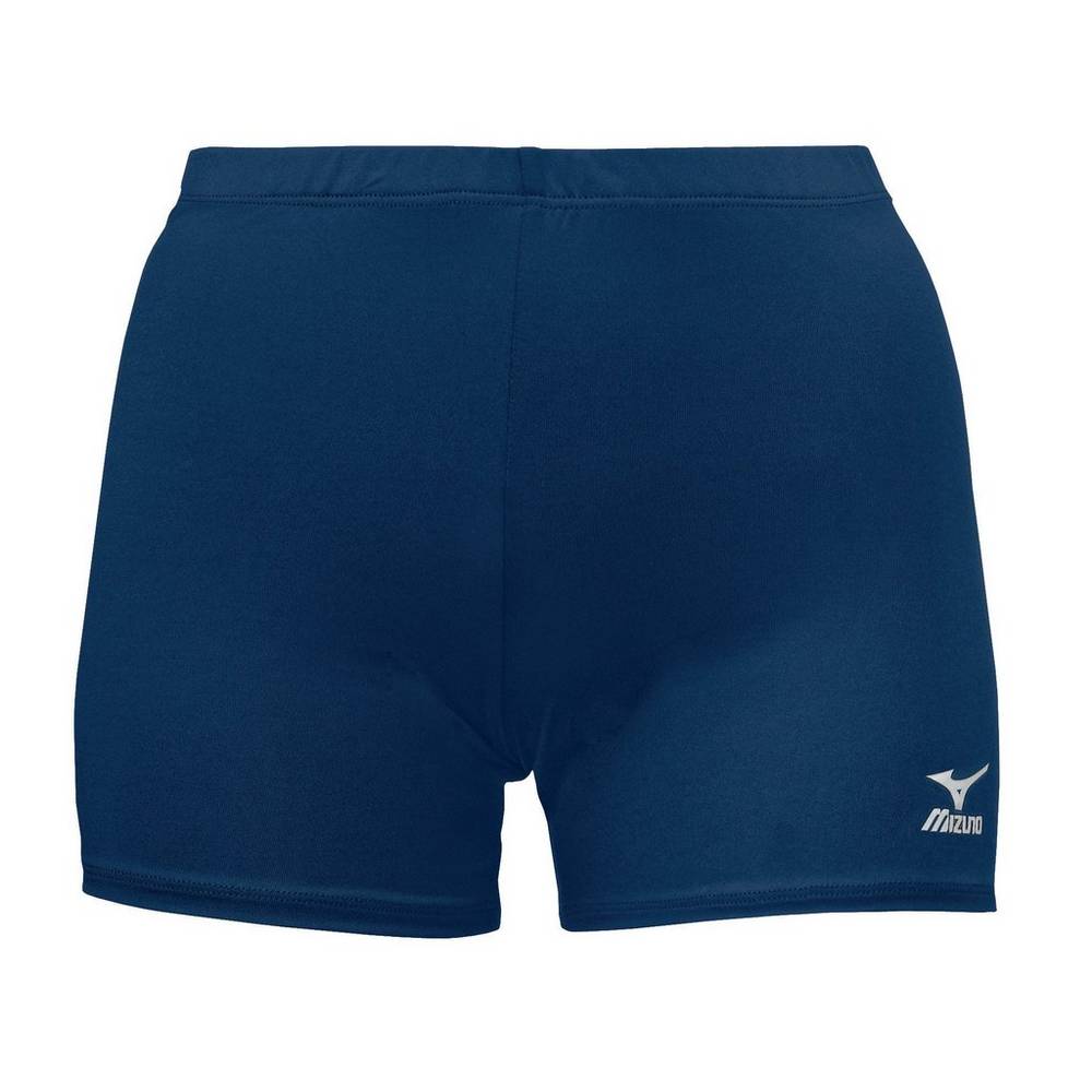 Pantalones Cortos Mizuno Vortex Mujer Azul Marino España XUPT-94802